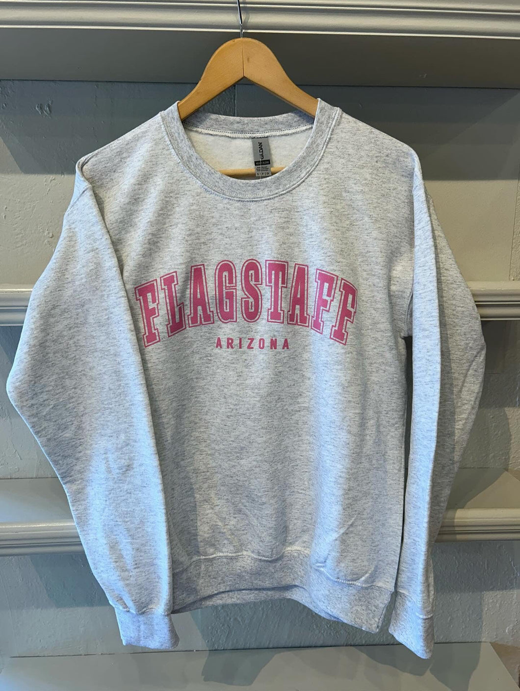 Local Tshirts Custom Flagstaff Collegiate Crew Neck Sweatshirt